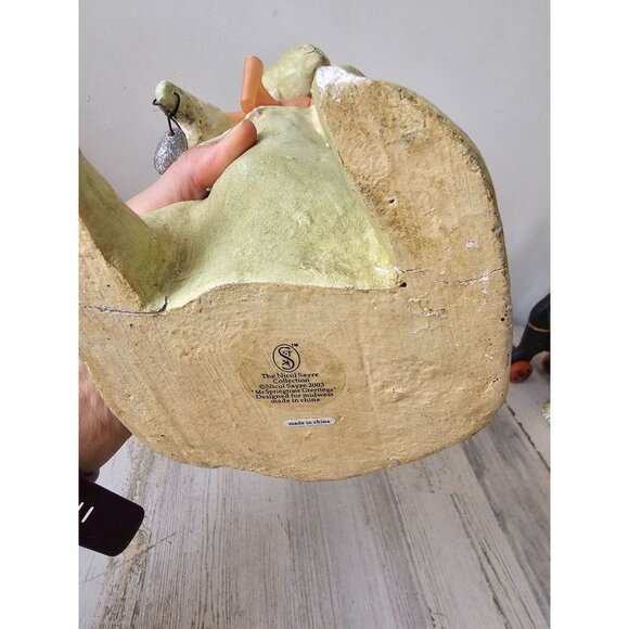 Vintage Nicole sayre 15" Easter Bunny rabbit Midwest basket springtime readings - Picture 9 of 10